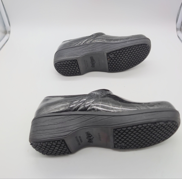 Safe T Step Sz 8 Women's Black Marble Slip-On Shoes - Picture 6 of 7